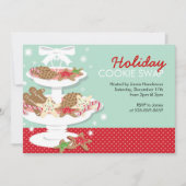 Invitations de Noël Cookie Swap (Devant)