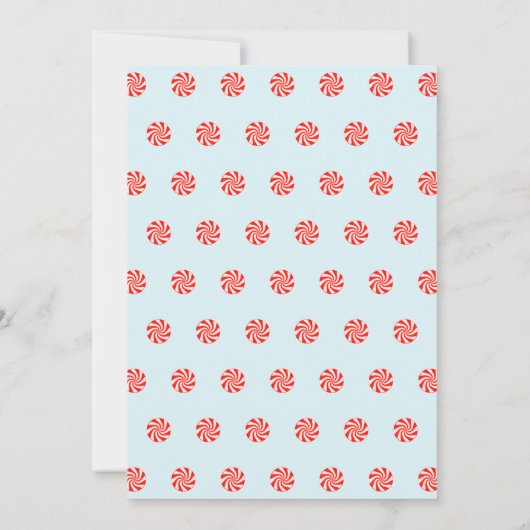 Invitations de Noël créatives (Dos)