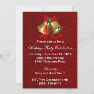Invitations de Noël de Bells