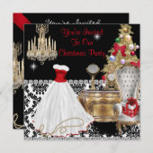 INVITATIONS DE NOËL DE GLAMOR (Devant / Derrière)