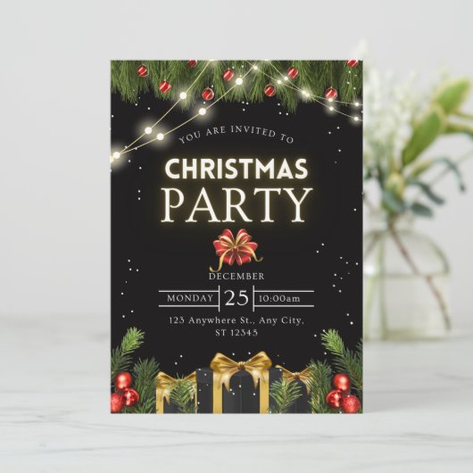 Invitations de Noël de mariée (Debout devant)