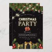 Invitations de Noël de mariée (Devant / Derrière)