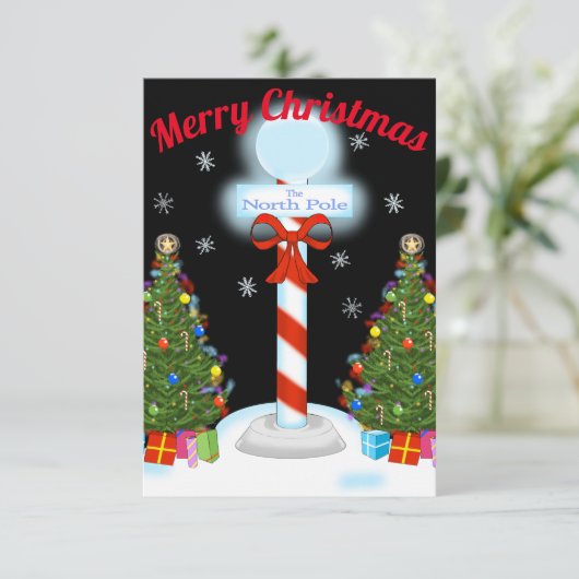 Invitations de Noël du Pôle Nord (Debout devant)