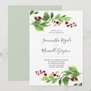 Invitations de Noël élégantes