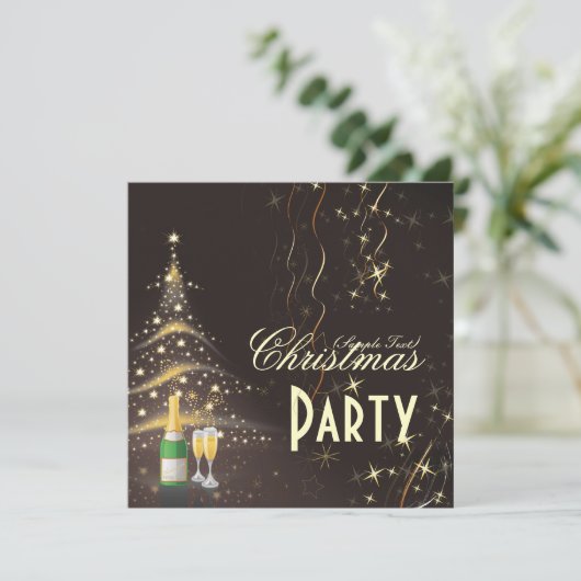 Invitations de Noël/Fête de Noël (Debout devant)