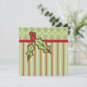 Invitations de Noël Holly (Debout devant)