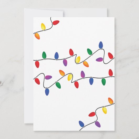 Invitations de Noël Holly Jolly (Dos)