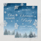 Invitations de Noël, invitations de Noël (Devant / Derrière)