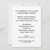 Invitations de Noël irlandaises (Dos)