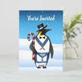 Invitations de Noël Masonic Lodge (Debout devant)