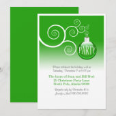 Invitations de Noël modernes (Devant / Derrière)