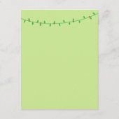 Invitations de Noël Père Noël Baby shower Party (Dos)