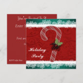 Invitations de Noël personnalisées (Devant / Derrière)