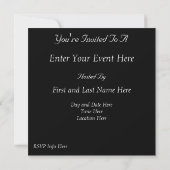 Invitations de Noël personnalisées (Dos)