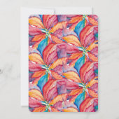 Invitations de Noël personnalisés Fuchsia Pink (Dos)