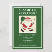 Invitations de Noël Pickleball (Devant)