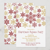 invitations de Noël pour costume de pull moche  (Devant / Derrière)