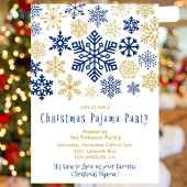 Invitations de Noël Pyjama d'hiver