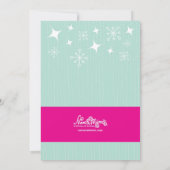 Invitations de Noël rétro (Dos)