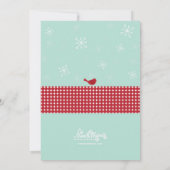 Invitations de Noël Snowman (Dos)