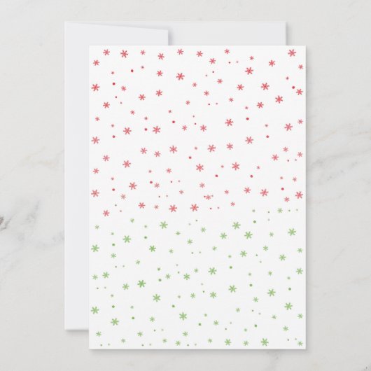 Invitations de Noël Snowman (Dos)