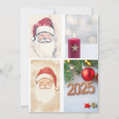 Invitations de Noël uniques (Dos)