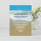 Invitations de noeud de la corde de mariage de pla (Debout devant)