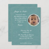 Invitations de noms de bébés Namkaran (Devant / Derrière)
