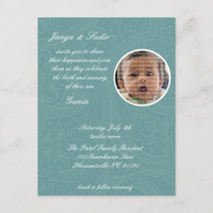 Invitations de noms de bébés Namkaran