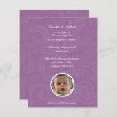 Invitations de noms de bébés Namkaran (Devant / Derrière)