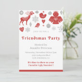 Invitations de nos amis Noël Gris nordique (Debout devant)