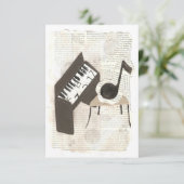 Invitations de notes musicales (Debout devant)
