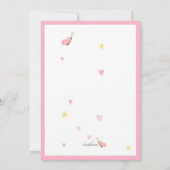 Invitations de notre Princess Photo Birthday Party (Dos)