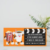 Invitations De Nuit De Film (Orange) (Debout devant)