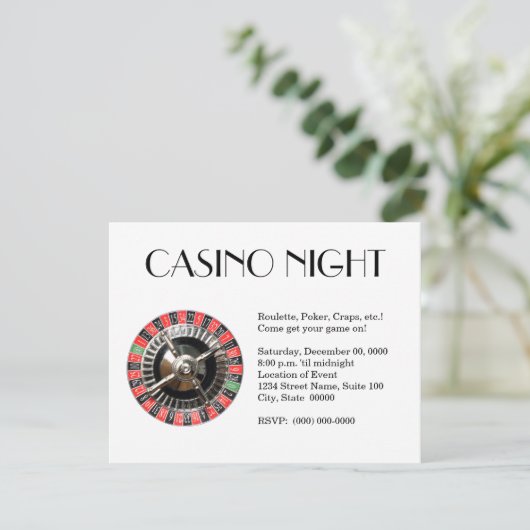 Invitations de nuit du casino (Debout devant)