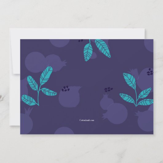 Invitations de nuit Yalda (Dos)