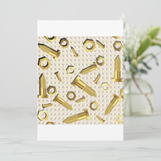 Invitations De Nuts Et De Bolts (Debout devant)