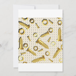 Invitations De Nuts Et De Bolts