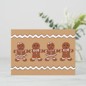 Invitations de pain d'épices (Debout devant)