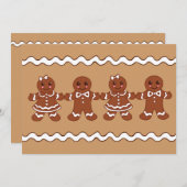 Invitations de pain d'épices (Devant / Derrière)