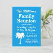 Invitations de palmier de partie d'été de réunion (Debout devant)