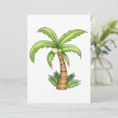 Invitations de palmiers (Debout devant)