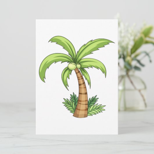 Invitations de palmiers (Debout devant)