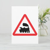 Invitations de panneau routier de train (Debout devant)