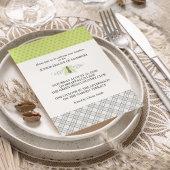Invitations de papillon Garden Party