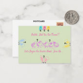 Invitations de Pâques 2025 (Devant/Arrière en situation)
