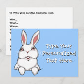 Invitations de Pâques Cartes de Pâques Personnalis (Devant / Derrière)