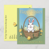 Invitations de Pâques Cartes de Pâques Personnalis (Devant / Derrière)