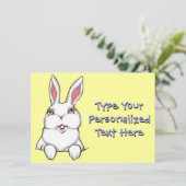 Invitations de Pâques Cartes de Pâques Personnalis (Debout devant)