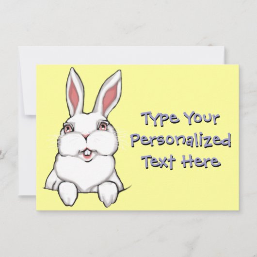 Invitations de Pâques Cartes de Pâques Personnalis (Devant)